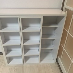 漫画　本棚　2列式の画像