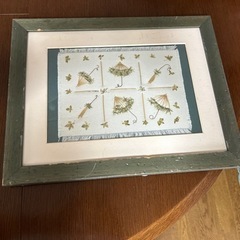 美術品　押し花アート　おでかけ