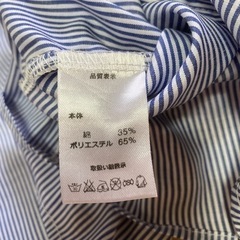 Futier Landストライプ半袖シャツ　カットソーの画像