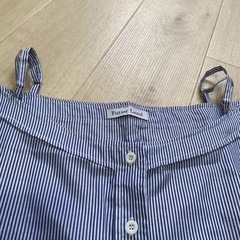 Futier Landストライプ半袖シャツ　カットソーの画像