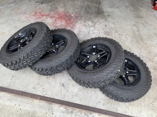 値下げ！2023年製 185/85R16 ヨコハマM/T G003 ホイール付き4本セット ☆値下げ！