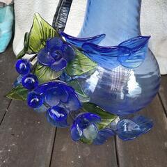 ガラス細工　花瓶　小物 花瓶２の画像
