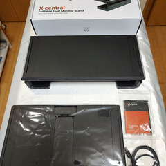 X-Central デュアル　モニタースタンド X/Layout