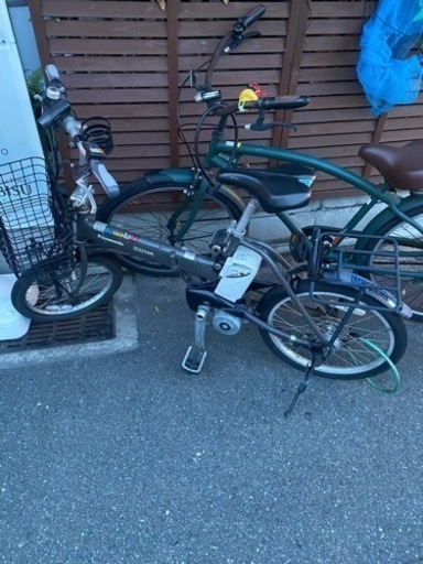 電動アシスト　折りたたみ自転車　Panasonic オフタイム