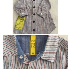 ブランドベビー服　新品2着　80から90サイズ　まとめ売りの画像