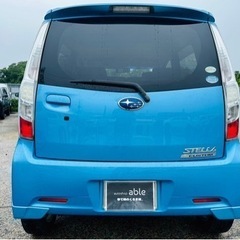 【支払総額11.8万円】h24年式ステラカスタム（ムーヴ）車検令和7年5月機関良好 エアコンバッチリ♩即日納車ok激安軽自動車！の画像