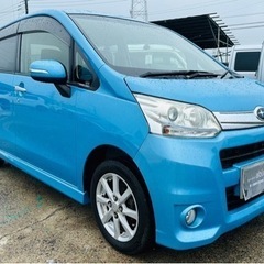【支払総額11.8万円】h24年式ステラカスタム（ムーヴ）車検令和7年5月機関良好 エアコンバッチリ♩即日納車ok激安軽自動車！の画像