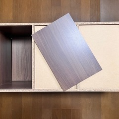 縦にも横にもできる蓋つきカラーボックス　3個の画像