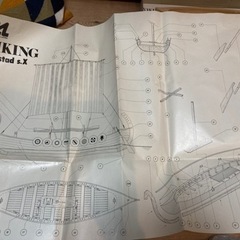 スペイン アルテサニア製 VIKING船 Gokstad s.X ArtesaniaLatina バイキング 木製 帆船 模型の画像