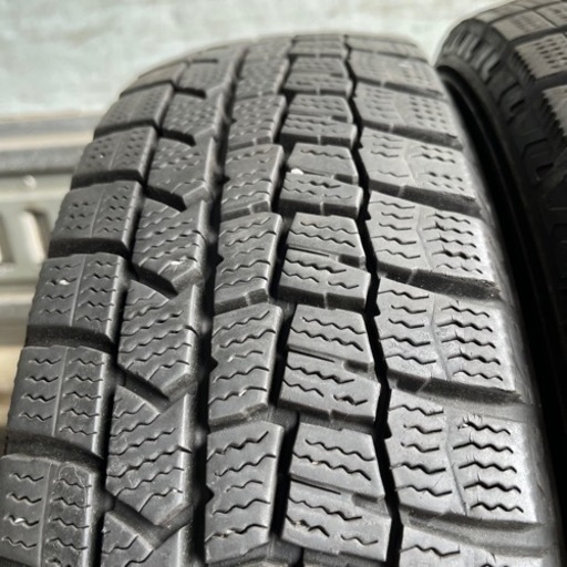 バリ山　DUNLOP ダンロップ　WM02 155/65R14 スタッドレス　タイヤ　2019年〜2020年製　14インチ