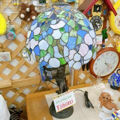 ステンドグラスライト★アンティーク、美術品、家具 照明器具【浜村...
