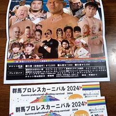 6/30の群馬県藤岡市であるプロレスチケット