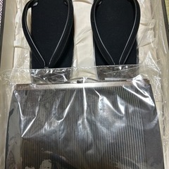 超美品‼️本革底草履＆絹100%帯締め＆鞄セットの画像