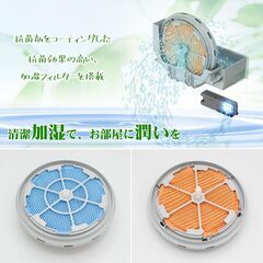 【美品】DAIKINダイキン 加湿ストリーマ搭載空気清浄機 MCK55SKS 加湿14畳 空気清浄25畳 スリムタワー型の画像