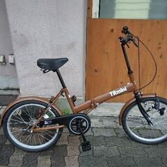 TRmini[ティーアールミニ]20吋 折り畳み自転車 シングル...