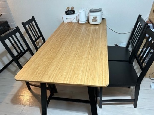 【受け渡し予定者決定】IKEA ダイニングセット