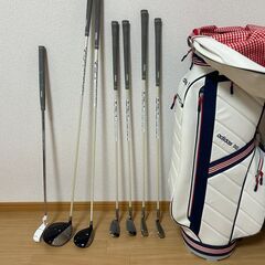 レディース　ゴルフセット　IGNIO レディース　FLEX L　８本  アディダスゴルフバック