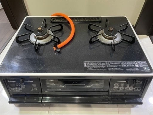 【決まりました】パロマ 2口　ガスコンロ プロパンガス LP