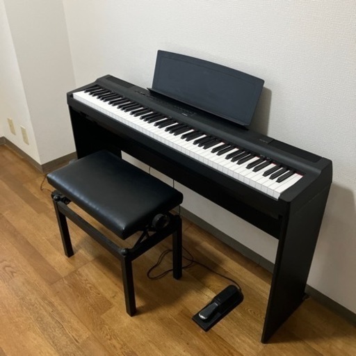 YAMAHA  P-125 電子ピアノ　付属品多数