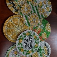 コースター　ハンドメイド作品