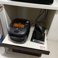 レンジラック　レンジ台　キッチンラック　キッチンボードの画像