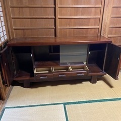 木製ローキャビネット