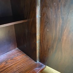 木製ローキャビネットの画像