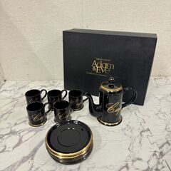  18410  Adam &Eve コーヒーカップ、ポットセット...