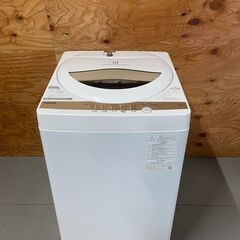 TOSHIBA 全自動電気洗濯機　AW-5GA1 TOSHIBA 東芝 全自動電気洗濯機 AW-5GA1 5.0kg 2022年製 161