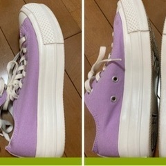 靴23.5cm 、converseコンバース、レディース、の画像