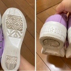 靴23.5cm 、converseコンバース、レディース、の画像