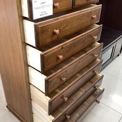 LEGNATEC　ハイチェスト　ブラウンの画像