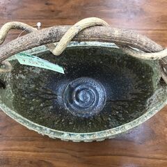 ☆ジモティー割引有☆　信楽焼 花器の画像