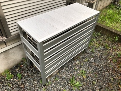 エアコン室外機カバー アルミ製