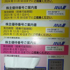 ANA株主優待券