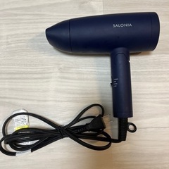 ジャンク品:サロニア ドライヤー ネイビー　家電 美容家電 ヘアケア