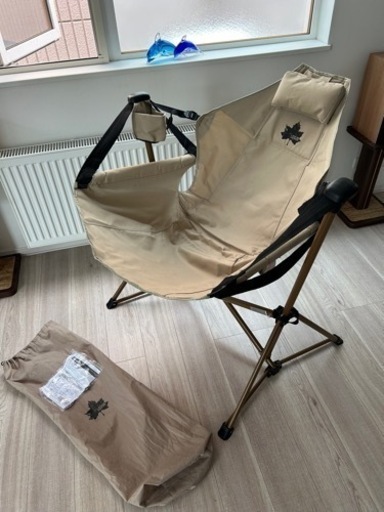 新品・未使用　ロゴス(LOGOS) Tradcanvas ゆらゆらハンモックチェア  キャンプ (品番73173159)折り畳み 耐荷重130kg