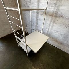 【ジモティ限定特価】 レンジ台 収納台 炊飯台 食器棚 キッチン収納 S0123の画像