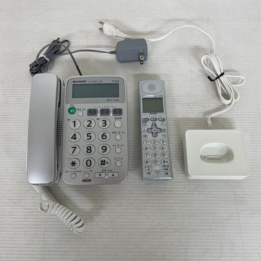 【SHARP】 シャープ デジタルコードレス電話機 子機 セット 1.9GHz JD-G40CL-S Y0041