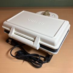 BRUNO ホットサンドメーカー ダブル（ホワイト）の画像