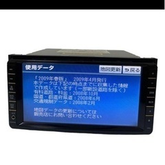 完動品！良品！TOYOTA　NHZN-W59G  トヨタ純正（2009）の画像
