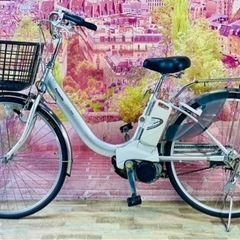 ❹0154パナソニック電動アシスト自転車人気モデル良好バッテリー