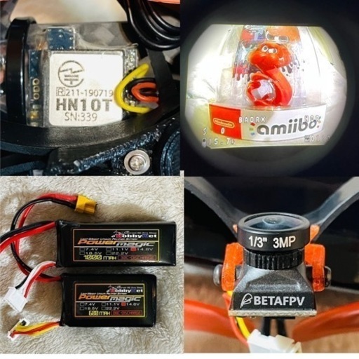 業務用HN10T 5.7GHz VTX付きマイクロドローンBeta FPV X95 V2剥きプロゴープロ7