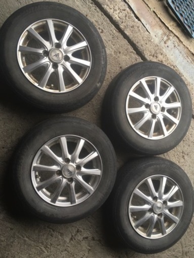 軽自動車用ホイール　13インチ　タントに装着　