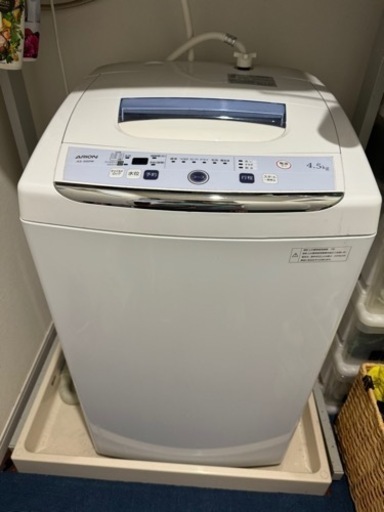 洗濯機　4.5キロ　美品\n