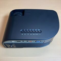 RAMASU（池商）LEDプロジェクター RA-P1200（ブラック）2017年製の画像