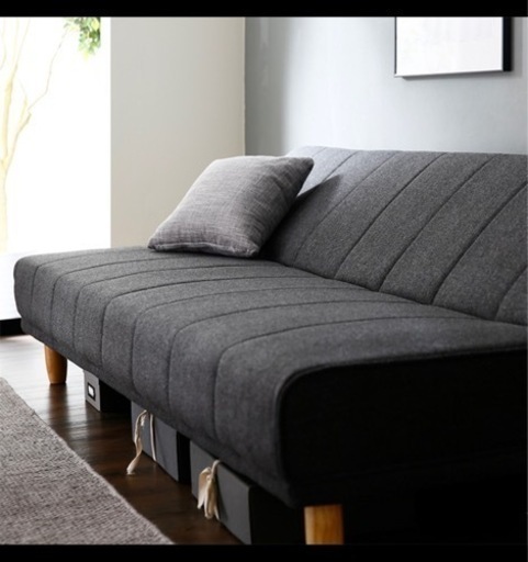 【美品、ほぼ未使用】家具 ベッドソファ 3人掛けソファ 180cm