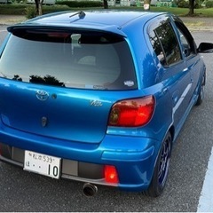 特価 個人出品 トヨタ ヴィッツ RS Vitz 5MT ローダウン タイヤ新品 車検1年以上の画像