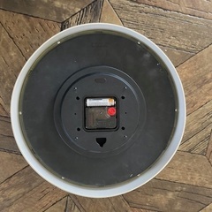 中古☆北欧風掛け時計（イエロー）の画像