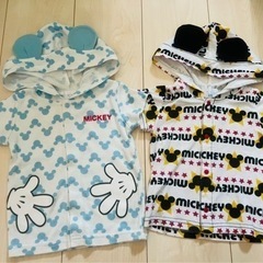 ミッキーなりきり服 80cm ２枚セット